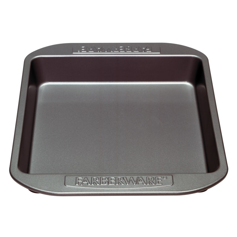 Farberware 9-Inch Gray Nonstick Square Cake Pan