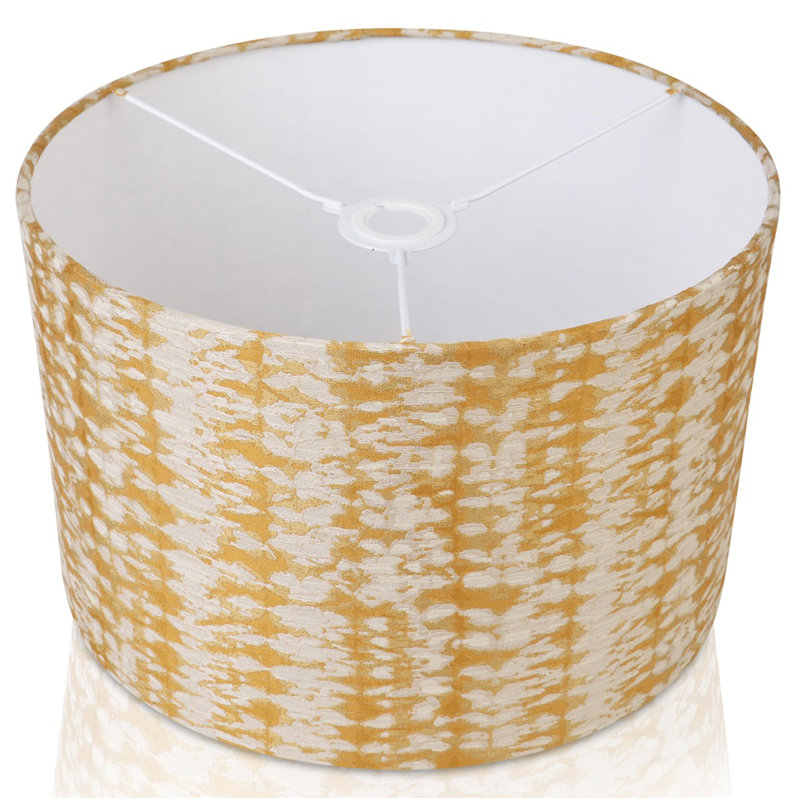 Cotton Drum Lamp Shade, 25cm H x 40cm W x 40cm D, Navy