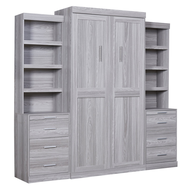 Lit escamotable en bois massif