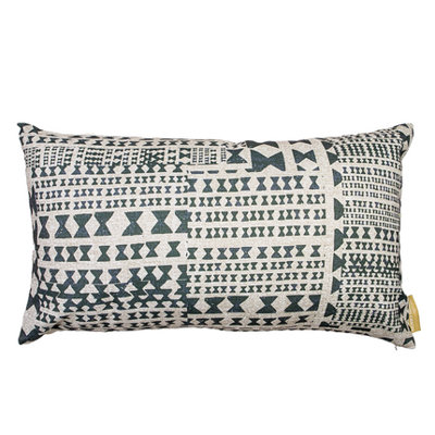 Kāpili Lumbar Pillowcase Black