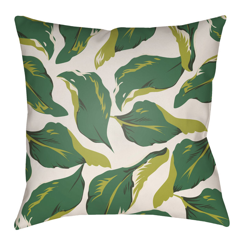 Lolita Lotus Indoor/Outdoor Throw Pillow, 16" H x 16" W