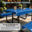 Outdoor Picnic Table , 72 " W 73 " D