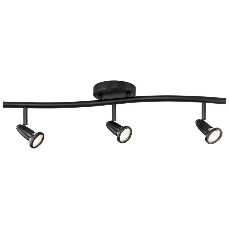 27'' 3 -Light Fixed Track Track Kit with Dimmable