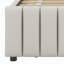 Lit plateforme tapissier avec lit gigogne et tiroirs-961528589