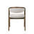 Chenille & Walnut Side Chair