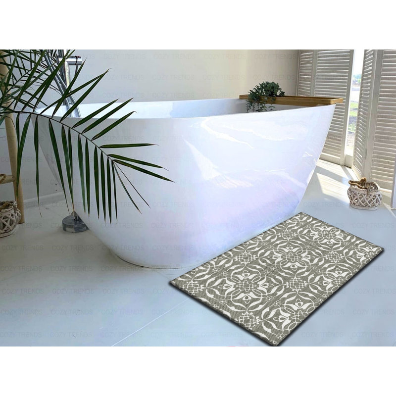 Tapis anti-fatigue pour cuisine sur pied, Gris clair
