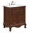 30 " W Freestanding Standard Free Standing 1 Single Vanity Bathroom Vanity With Engineered Marble Top-742341950-742341923