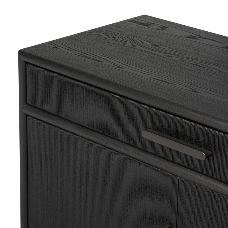 Rosenell Sideboard-Black Oak Veneer, Black