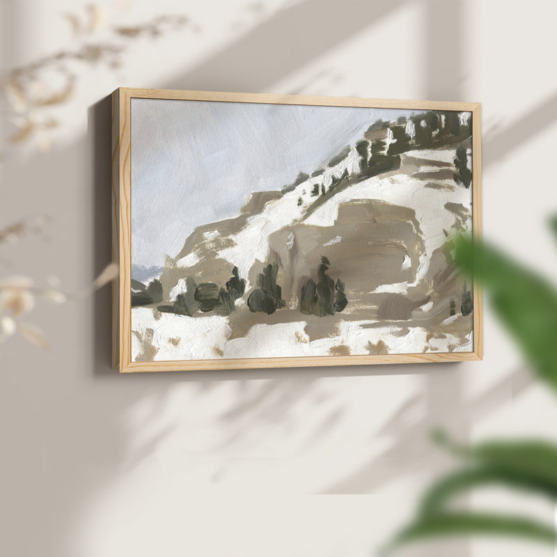 «Snowy Rise II», reproduction encadrée, H 8 po x l 10 po, Naturel