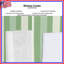 Rideaux vert à rayures et voilages à motif - 1 panneau-1740417337-1740417336