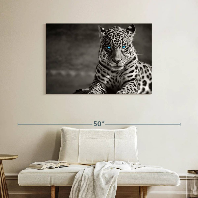 Jaguar Eyes Pop, 26" H x 39" W