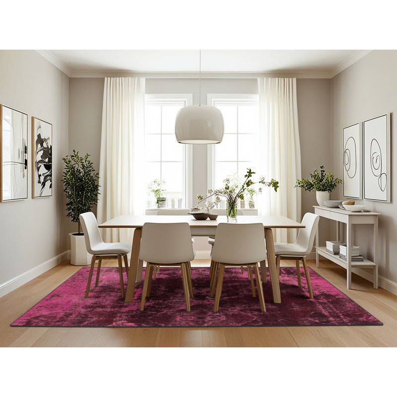 Abstract Indoor Rug, Rectangle 7' x 10'