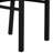 Gensingh Ladder Back Side Metal Chair with Faux Leather-321096131-321096130