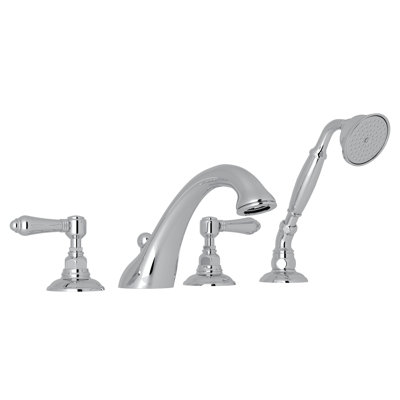 Viaggio 4-Hole Deck Mount Tub Filler