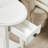 Oval Solid Wood Side Table-93563378