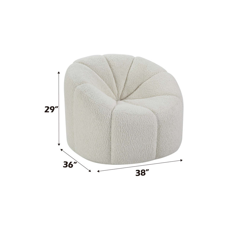 Chaise en sherpa Osmash Teddy