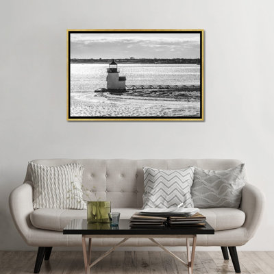 " USA, New England, Massachusetts, Nantucket Island, Nantucket Town, Brant Point Lighthouse From Nantucket Ferry "