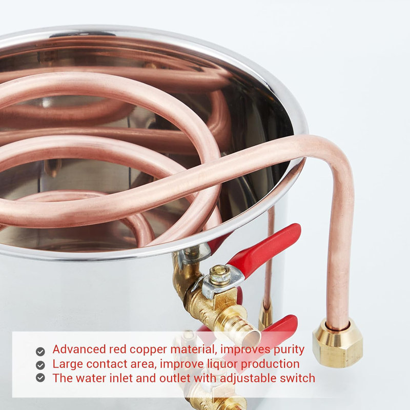 Ensemble de brassage en acier inoxydable 10 gallons