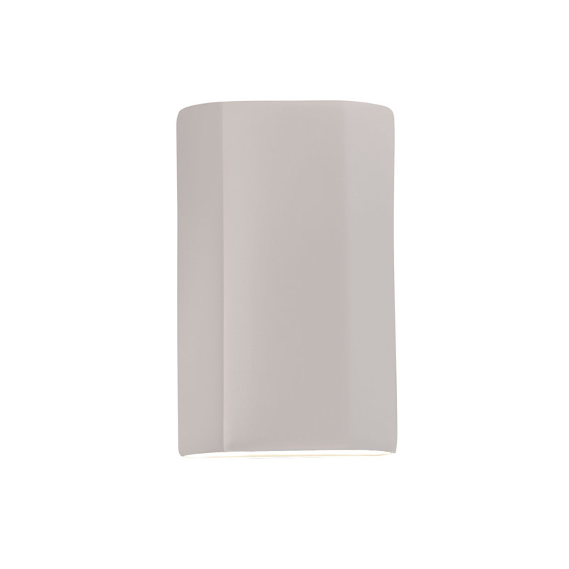 Ryhmes 1 - Light Flush Mounted Sconce, Matte White