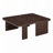 Modern Minimalist Coffee Table Set, Rectangle Coffee Table with Splicing Design, Multifunctional Combination Table for Living Room -1014373716