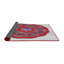 Tapis gris/rouge/bleu à motifs Fitzgibbons-1373427695