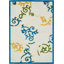 Tapis intérieur/extérieur bleu Fidela-22945793