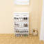 Armoire de rangement à chaussures Surface Shaker avec 2 tiroirs - Blanc mat