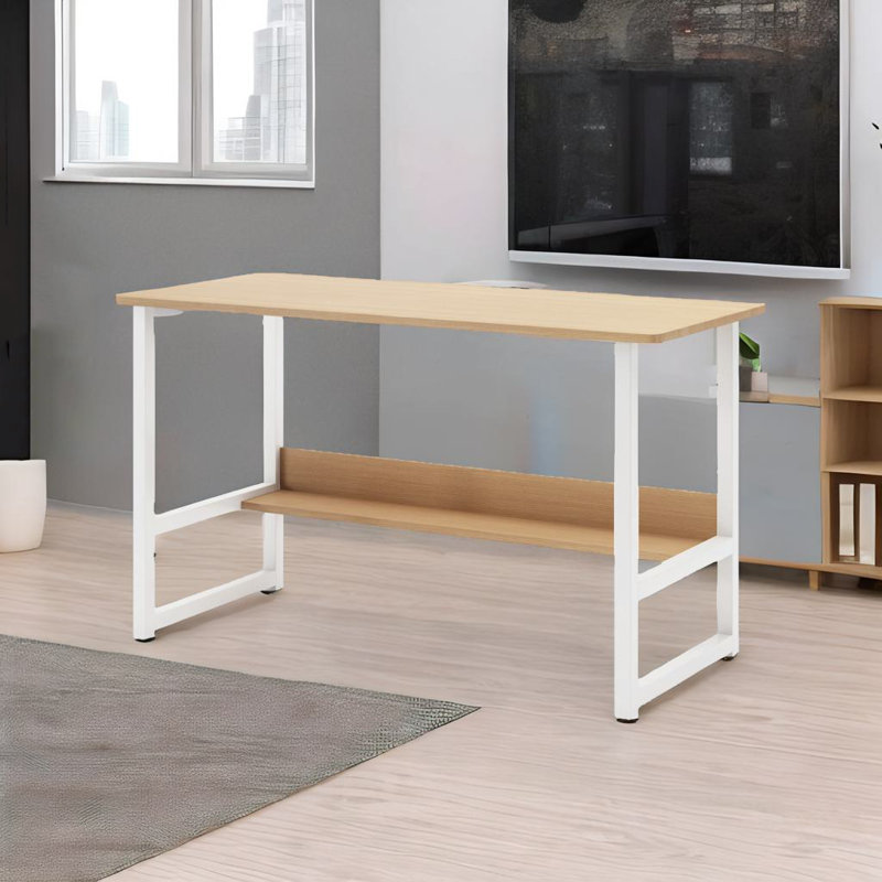 Bureau d'ordinateur avec tablettes, H 28,3 po x L 39,4 po x l 17,7 po