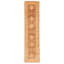 Tapis unique brun de 2 pi 6 po x 10 pi Adesha