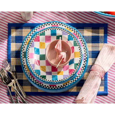 Jamboree Melamine Dinner Plates