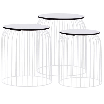 Swinehart Frame 3 Nesting Tables Coffee Table with Storage