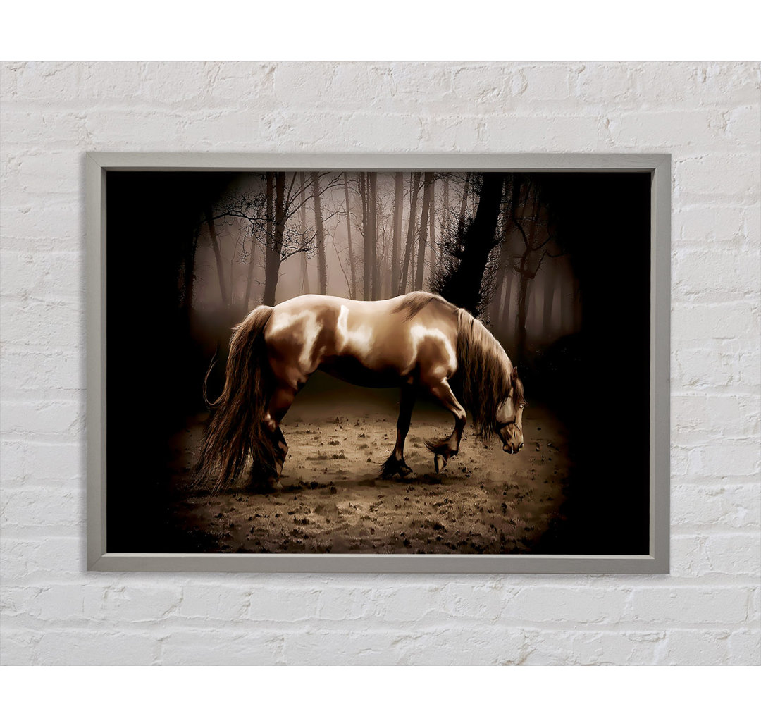 Woodland Horse Gerahmter Druck