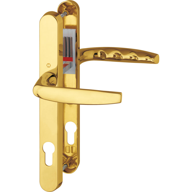 Right Door Handle, brass-coloured, polished