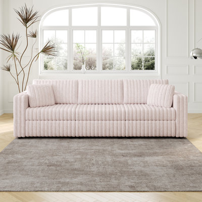 Chambre rose. 106,3 po modulaire et confortable. Matériaux de qualité et conception moderne avec espace de rangement.