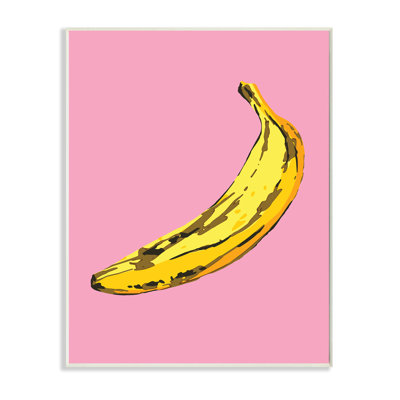 Banane rose pop tropical amusant minime fruit