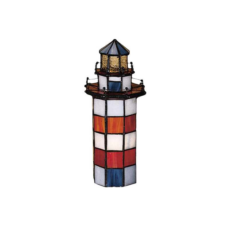Nautical 10" Lighted Art Glass Novelty Light