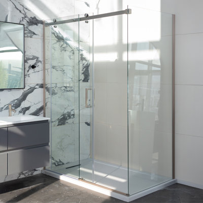 Panneau de retour de douche 32 po Cld-32Bn-III en nickel brossé