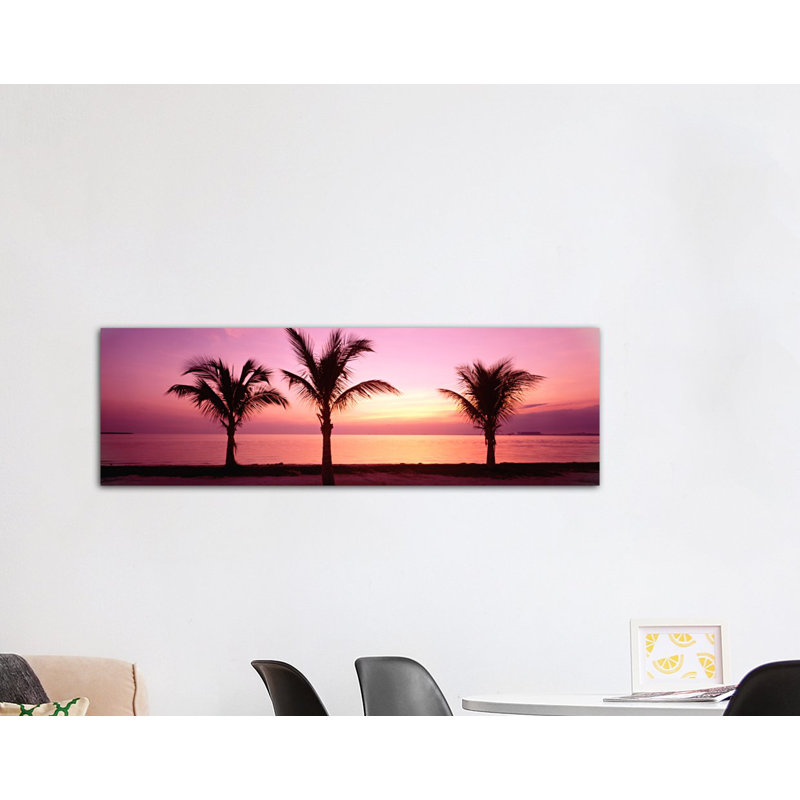 «Miami Beach, Florida», reproduction de photo sur toile, H 20 po x l 60 po x P 1,5 po, Toile tendue