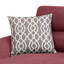 Ensemble de canapé modulaire réversible en polyfibre avec méridienne, coussins moelleux et garniture cloutée pour plus de confort et de style