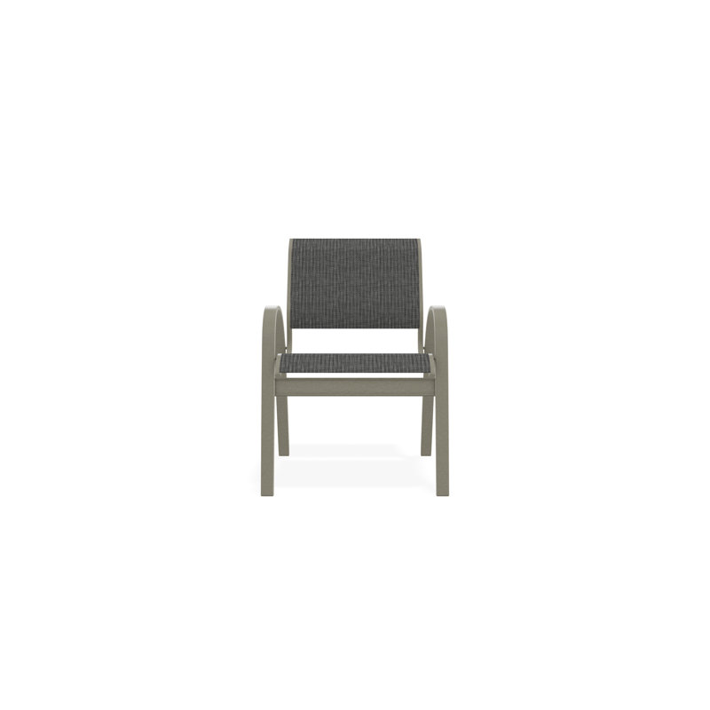Aruba II Outdoor Dining Chair, Anchor, Storm