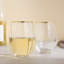 Verres à vin en ficelle dorée, verres à vin sans pied, ensemble de 2 verres à vin dorés, ensemble de 2, 18 onces