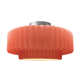 Single Light Ceramic LED Semi Flush Mount