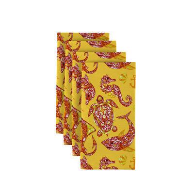 Tucker Polyester Animals/Nature Square Napkin