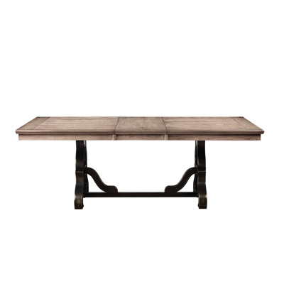 Table de salle à manger avec finition érable - feuille extensible de 18 po, résine artisanale, plateau en placage de bois épais de 34 mm (chêne), design élégant, 42 po x 30 po, tréteau élégant de 150 lb, spacieux et élégant,