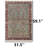Caspian Blue and Ruby Vintage Rug