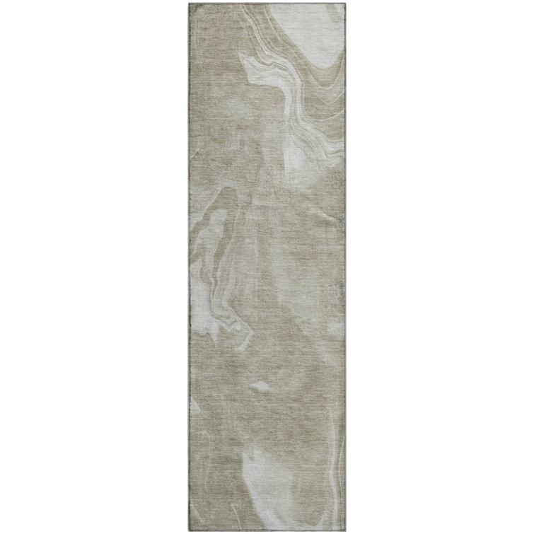 Premium Machine Washable Prisco Taupe Rug
