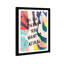 «Typographie and Quotes Energy You Want», impression sur papier bleu rustique