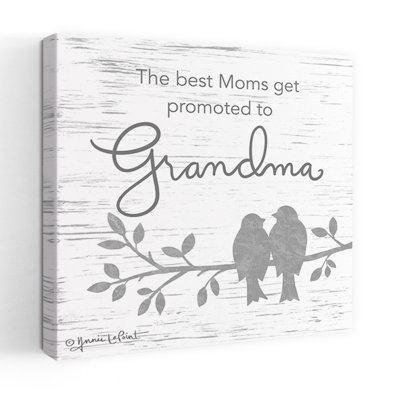 Promoted To Grandma Contemporary Bird Art
