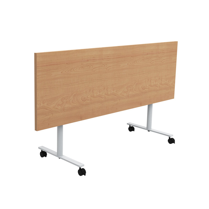Table à roulettes Jurni, H 29,50 po x L 72 po x l 24 po, Érable fusion