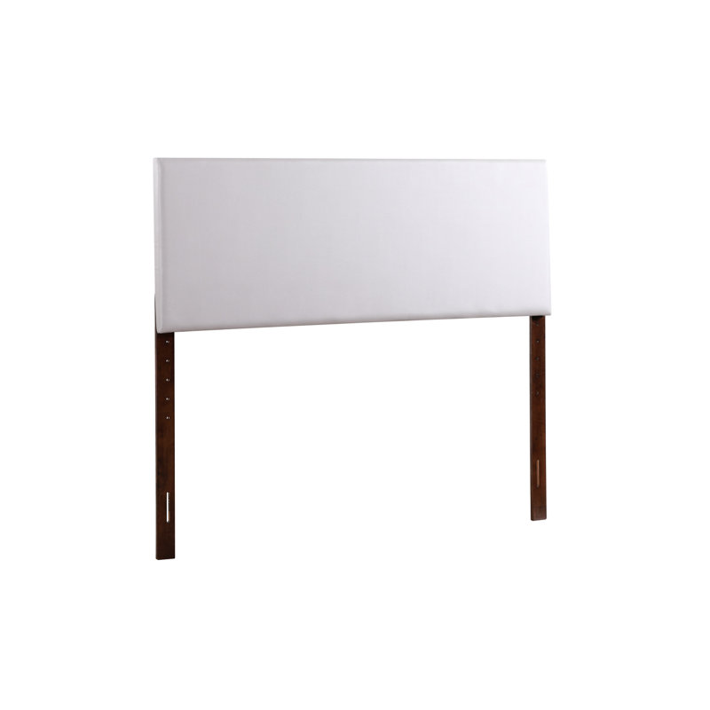 Grand lit gris - Tête de lit à panneau ajustable en similicuir pour plus de durabilité et de hauteur